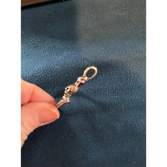 Chrome Hearts Pendant Charm Skull Cross Silver Tone Gothic Biker Pendant - Picture 4 of 5